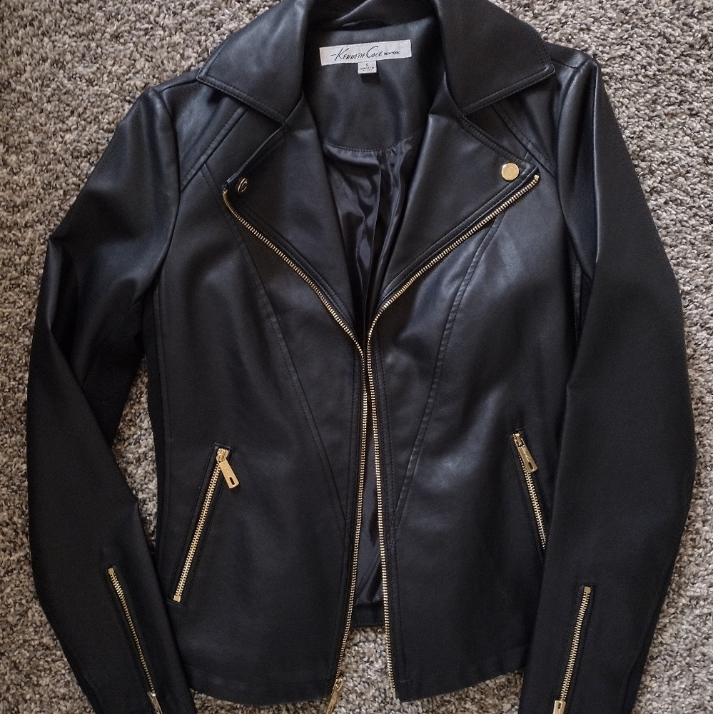 Kenneth Cole faux leather Jacket